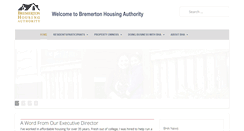 Desktop Screenshot of bremertonhousing.org