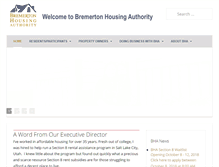 Tablet Screenshot of bremertonhousing.org